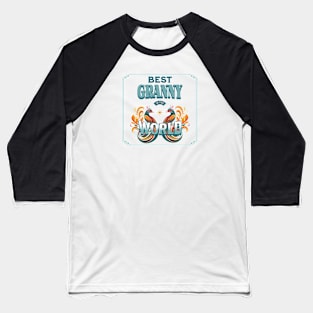 Best Granny in the World Baseball T-Shirt